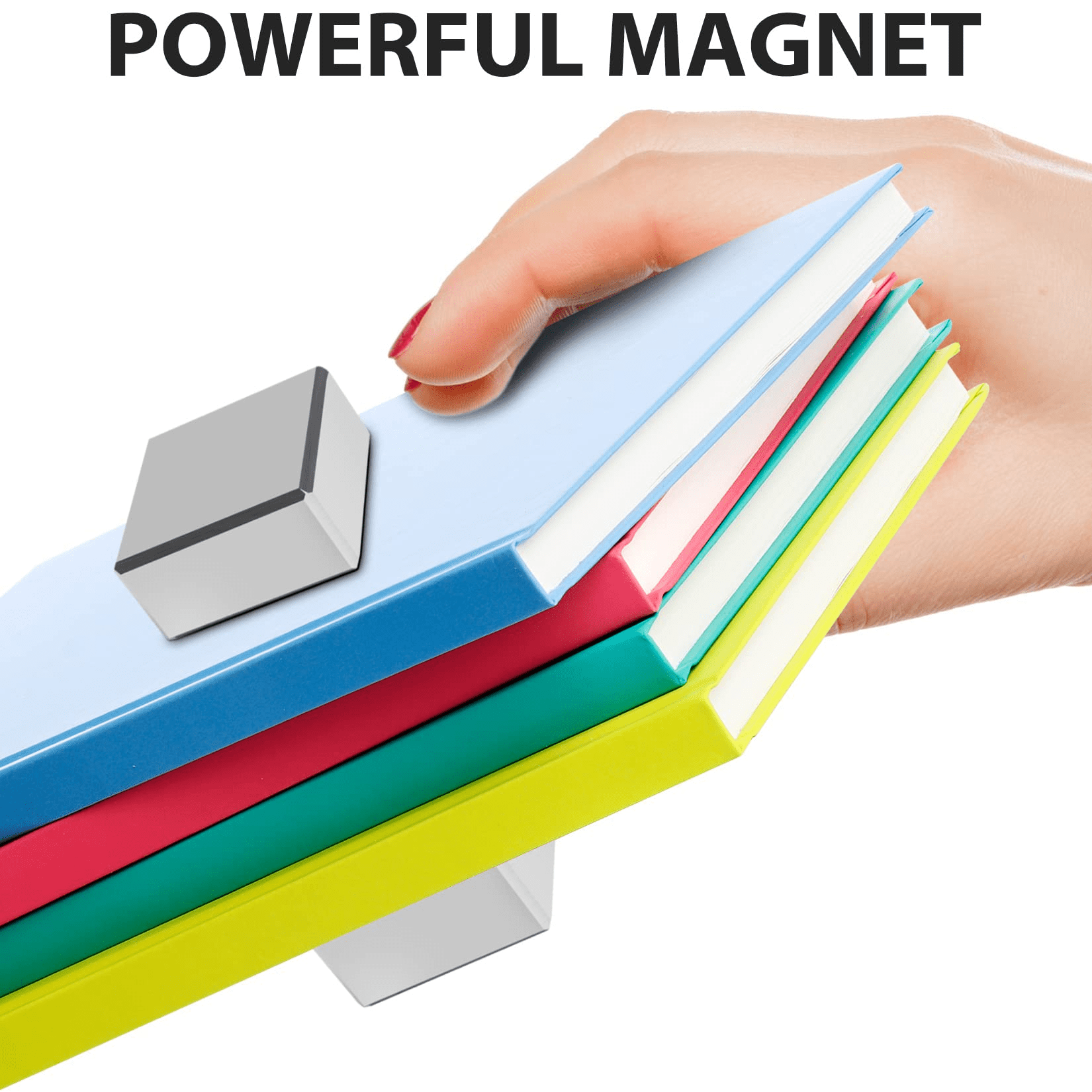 2 Pack 40x40x20 mm Strong Magnets, N52 Heavy Duty Magnets, Super Strong Neodymium Magnet, Permanent Rare Earth Magnets, Magnets Strong Heavy Duty for Refrigerator, Whiteboard, Classroom Teaching, DIY