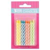 Bakery Crafts Multi Spiral Birthday Candles Decorations Party Celebrations 24 Ct