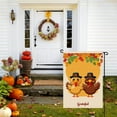 thumbnail image 5 of Thanksgiving Garden Flags for Outdoor Turkey Happy Thanskgiving Garden Flags Cute Cartoon Thanksgiving Day Camper Decorations - for Outdoor House Lawn Home Patio 28x40inch, 5 of 6