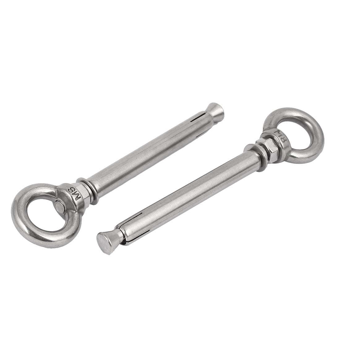 M8x120mm Expansion Screws Closed Hook Anchor Bolts 2pcs for Wall