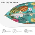 thumbnail image 5 of Xecao Pineapple Print Soft Velvet Decorative Throw Pillow Covers, Square Cushion Cases for Bed, Sofa, Living Room, Car, and Indoor Outdoor Use-18"x18", 5 of 8