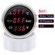 thumbnail image 1 of A Waterproof Multifunction Gauge 52mm 3 In 1 Gauge Tachometer Oil Pressure Fuel Level Voltage Meter Sensor With Red Led 12v/24v, 1 of 1