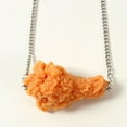 thumbnail image 2 of Chicken Wing Necklace,Ugly Necklace for Womenchicken Wing,Imitation Food Nugget Fried Pendant Themed Gifts Jewelry, 2 of 8