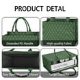 thumbnail image 4 of Large Capacity Tote Bag,Green Christmas Tree Pattern Handbag Fashion Luxury Tote Bag,15.7"x13"x 5.1" Inches,Laptop Compatible, 4 of 6