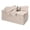 Natural, variant on Bedding Craft White Cotton Cloth Dinner Napkins – Elegant Hemstitched Fabric with Mitered Corners, Reusable and Machine Washable – Set of 12, 18"x18"