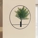 thumbnail image 5 of Fiudx Decoración de Pared con Plantas Artificiales con Aro de Metal, Diseño de Hojas Realistas, Ideal para Decorar Tu Hogar, Sala de Estar, Bodas y Fiestas. Tamaños de 25 a 40 Cm., 5 of 7