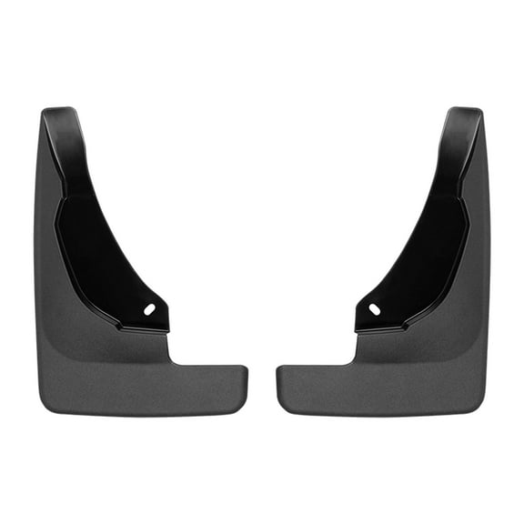 WeatherTech Custom No Drill Splash Guard MudFlaps compatible with 2021-2024 Ford Bronco Sport, Front Pair - Black