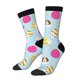 thumbnail image 1 of Balery Happy Easter Calcetas Largas con Estampado para Hombre y Mujer – Suaves y Transpirables, Talla Única (US 5-11), 1 of 6