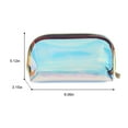 thumbnail image 3 of Tagold Transparent Cosmetic Bag Waterproof TPU Colorful Semicircle Lipstick Storage Bag Travel Cosmetic Wash Bag, 3 of 6