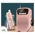 thumbnail image 3 of 15W Mini Loudspeaker Wireless Audio Recording Microphone Guide Speaker Teaching Voice Amplifier For Teacher Instructon, 3 of 5