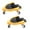 Yellow, variant on FEISHENTT Heavy Duty Knee Pads with 360 Swivel Casters and Gel Cushioning for Unisex Adult Protective Gear 2PCS