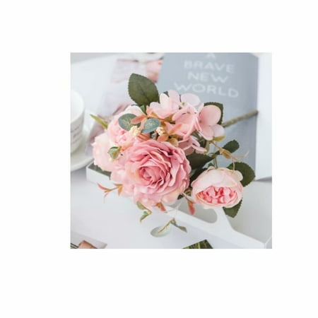Fleur artificielle blanche soie rose mariée vintage tenant bouquet vase  décoration de la maison décoration de mariage de noël fausse plante |  Walmart Canada