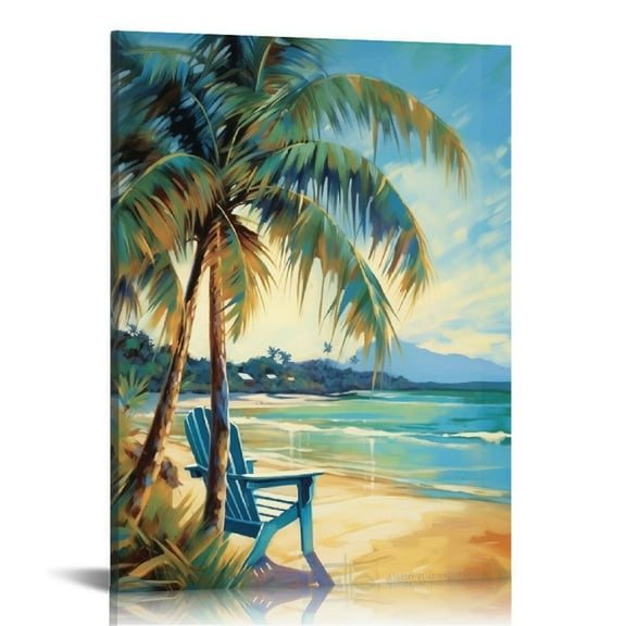 JEUXUS Hide Out Canvas Wall Decor by Artist Kathleen Denis for Living Room, Bedroom, Bathroom, Kitchen, Office, Dining & Guest Room - Ready to Hang
