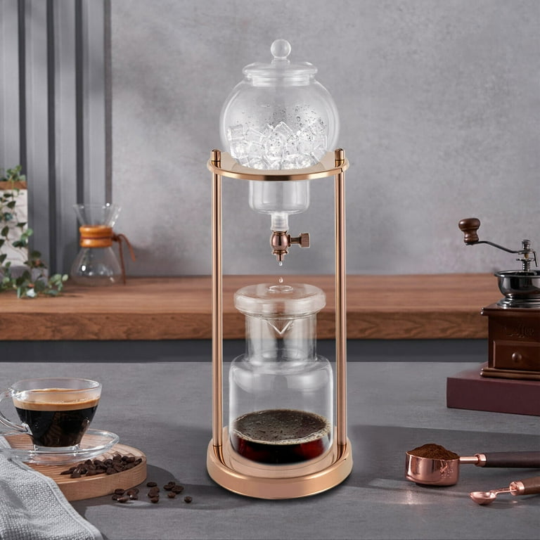 Miumaeov Cold Brew Dripper Coffee Maker 600ML Ice Coffee Machine with Slow  Drip Technology Large Capacity Cold Brew Coffee Tower for 6-8 People 