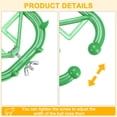 thumbnail image 2 of uxcell 20-Pack Cow Nose Rings,  3.74"(L) x 3.15"(W) Plastic Farm Livestock Cow Nose Clip with 0.79" Long Spikes[Green], 2 of 6