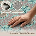 thumbnail image 6 of ODIKA Starfish Nautical Marine Geometric Grid Theme Bathroom Ocean Foldable Easy Care for Queen Size Bedroom, Under Bed, Master Suite, 6 of 7