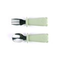 thumbnail image 1 of Stainless Steel Fork Spoon Set with Silicone Handle Durable Tableware for Kitchen Dining Camping Travel Picnic BBQ Party, 1 of 3