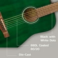 thumbnail image 6 of Fender FA-15 3/4-Scale Kids Steel String Acoustic Guitar - Green w/ Gig Bag, 6 of 8