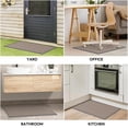 thumbnail image 7 of Kitchen Mats for Floor, Rug, Nonskid, 1'5" x 2'4" (Rectangular), Grey, 7 of 7