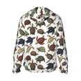 thumbnail image 3 of Fotbe Various Turtle Men's Women's UPF 50+ Sun Protection Jacket Hooded Cooling Shirt with Pockets Hiking Outdoor Performance-, 3 of 9