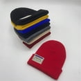 thumbnail image 6 of Casual Warm Autumn Winter Women Man Hip Hop Hat Beanie Hat Knitted Beanie Skullcaps WHITE, 6 of 8