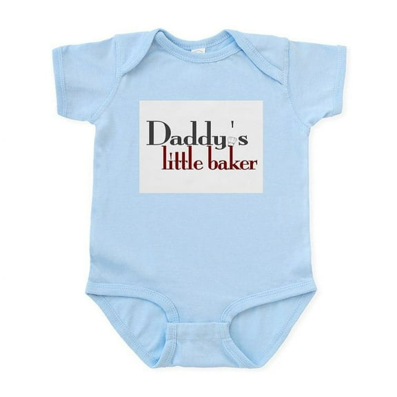 CafePress - Daddy's Little Baker Infant Bodysuit - Baby Light Bodysuit, Size Newborn - 24 Months