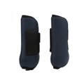 thumbnail image 3 of 2Pcs PU Horse Leg Protection Boots Elastic Horse Boots Cushioning Inner Pad for Match RidingNavy Front Legs XL, 3 of 9