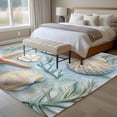thumbnail image 4 of 6'x9' Area Rugs, Coastal Starfish Indoor Outdoor Area Rug for Living Room Bedroom, Summer Beach Nautical Shell Coral Washable Bathroom Rugs Kitchen Floor Carpet Mats Home Decor Aesthetic, 4 of 8
