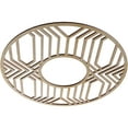 thumbnail image 2 of 20"OD x 7 3/8"ID x 3/8"T Empire Wood Fretwork Pierced Ceiling Medallion, Hickory, 2 of 3