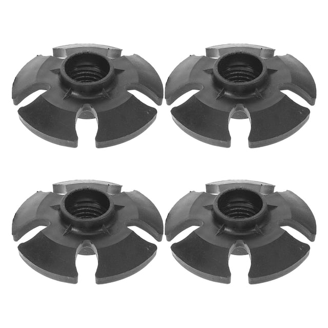 FOMIYES 4Ud Accesorios De Para Bastones De Senderismo Con Protector Antideslizante Para Barro Y Nieve En Negro