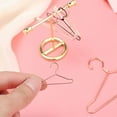 thumbnail image 6 of 10pcs High Quality Multi-colors 1/6 Doll Cute Dress Clothes Hanging Mini Hangers Doll Accessories Metal SILVER 40MM 10PCS, 6 of 8