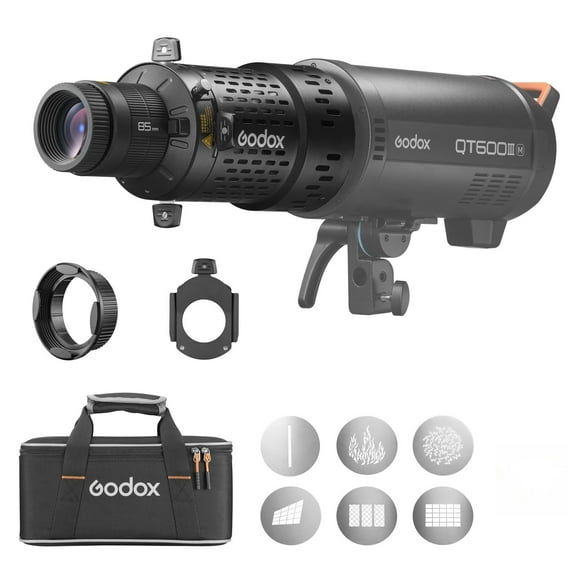 Godox BFP Flash Projection Attachment for Bowens Mount Flash Speedlight, 360° Rotatable, EF Lens Mount, Speedlight Attachment for Godox AD600 Pro, AD1200 Pro, SK400, SK400II, MS300, MS300V, QT Series