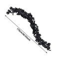 thumbnail image 3 of 2 Pack Black Maple Leaf Garland - 5.5ft Halloween & Fall Decor with Artificial Vines for Fireplace, Stairs, Wall - Indoor/Outdoor Party, Wedding & Thanksgiving Decorations, 3 of 6