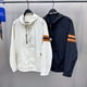 thumbnail image 2 of Ropa de lujo ligera para hombre, chaqueta de protección solar, chaqueta informal con capucha para exteriores de negocios de moda y de tendencia, 2 of 5