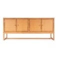thumbnail image 4 of Beaumont Lane Coastal Rattan 4 Door 76" Sideboard in Natural Rattan, 4 of 8