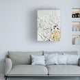 thumbnail image 3 of Canvas Wall Art - Maliq 'Layered Splash' Wall Art for Living Room, Bedroom, or Office Décor by Trademark Fine Art - 14 x 19 Inches, 3 of 4
