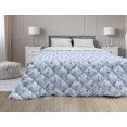 thumbnail image 1 of Pop Art Down Alternative Comforter, Rhythmic Lettering Love with Polka Dots and Hearts in Retro Style Print, Microfiber Quilt for All Season, 5 Sizes, Pale Pink Hot Pink, by Ambesonne, 1 of 3
