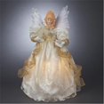 thumbnail image 1 of Kurt Adler 14.5" Gold and Ivory Pre-Lit Angel Christmas Tree Topper - Clear Lights, 1 of 6
