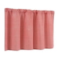 thumbnail image 2 of Gingham Cafe Curtain Plaid Kitchen Curtain, Rod Pocket Tier Curtain for Sink Window, Home Decor, 2 of 6