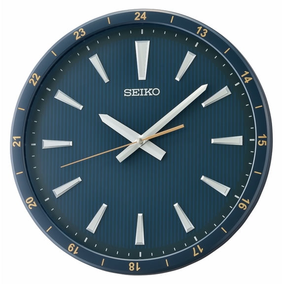 Seiko QXA802LLH Heritage Design Clock, Black