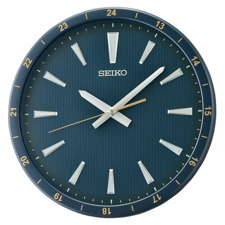 Seiko QXA802LLH Heritage Design Clock, Black