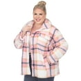 thumbnail image 2 of White Mark Women's Plaid Shacket, 2 of 6