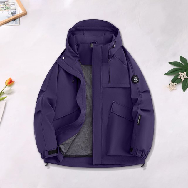 pstuiky Camisas casuales de manga larga para hombre, Chaqueta informal de hombre de color liso con capucha, manga larga y bolsillo con cremallera, estilo stormtrooper Tops de hombre xxl