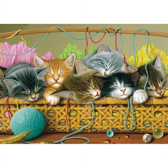 Kittens in a Basket 35-pc. Tray Puzzle