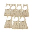 thumbnail image 2 of lionlar 7 Pcs Séparateurs de Taille pour Garde-Robe de Bébé Séparateurs de Taille pour Vêtements Suspendus Garde-Robe pour Nourrisson C, 2 of 9