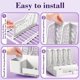 thumbnail image 5 of 4 Tier Desk File Organizer With Detachable Pen Holders Multi Compartment Desktop File Sorter Rack For Letter Document Storage Office School Home Supplie, 5 of 6