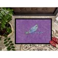 thumbnail image 3 of Carolines Treasures 8865MAT Dragonfly on Purple Doormat 18x27 27"L x 18"W multicolor, 3 of 4