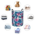 thumbnail image 2 of Vintage Cockatoo Parrot Flower Laundry Basket, Laundry Hamper Waterproof Laundry Bag Clothes Hamper Laundry Bin with Handles for Bedroom, Living Room, Kids Room-#, 2 of 5