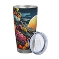 thumbnail image 2 of Logiee Sunset Floral Fantasy Landscape Print 20OZ Car Cup with Lid, Stainless Steel Vacuum Insulated Double Wall Travel Tumbler, Durable Insulated Coffee Mug,Thermal Cup with Straw-Without Straw, 2 of 8