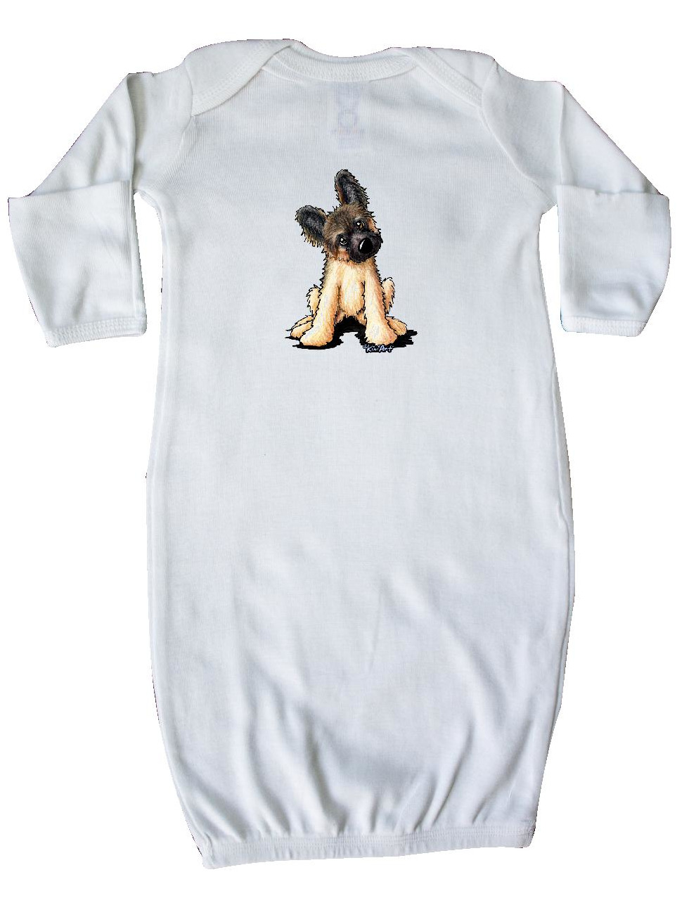 inktastic Shepherd Puppy Newborn Layette KiniArt